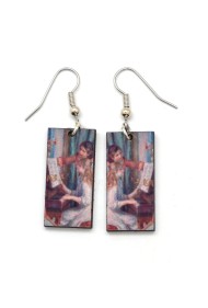 Girls at Piano Earrings
